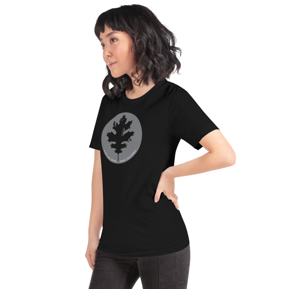Black Oak Leaf - Short-Sleeve Unisex T-Shirt